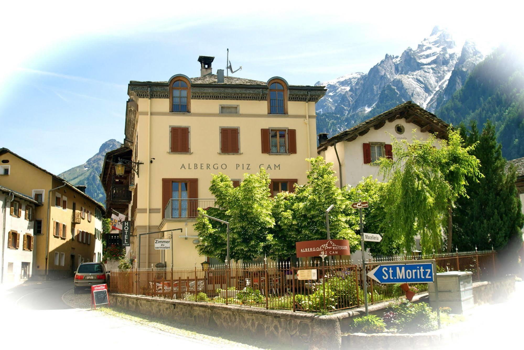 Albergo Piz Cam Vicosoprano Esterno foto